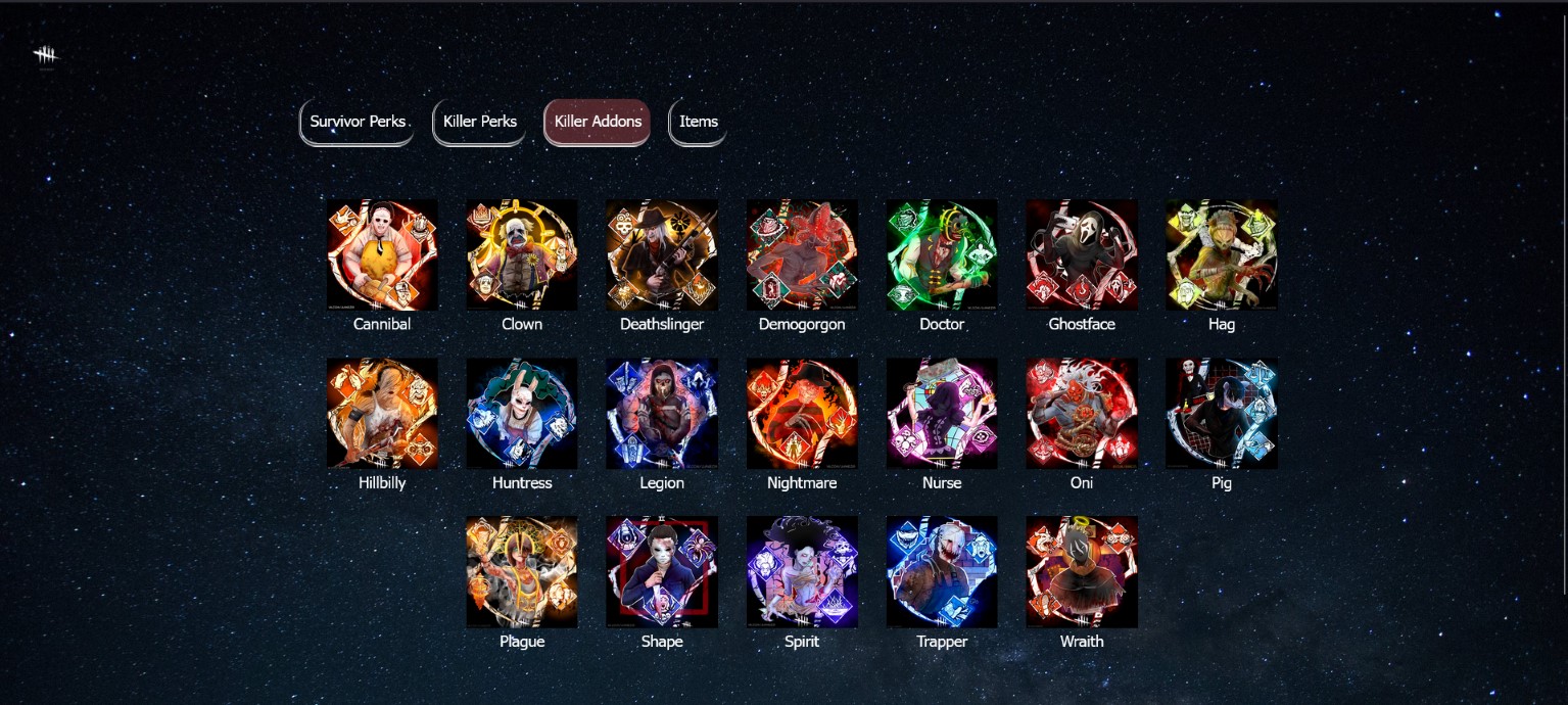 DBD Website Homepage